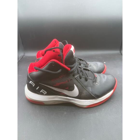Nike Men’s The Air Overplay IX Basketball Shoe - Black/Red - US 9 main image 8